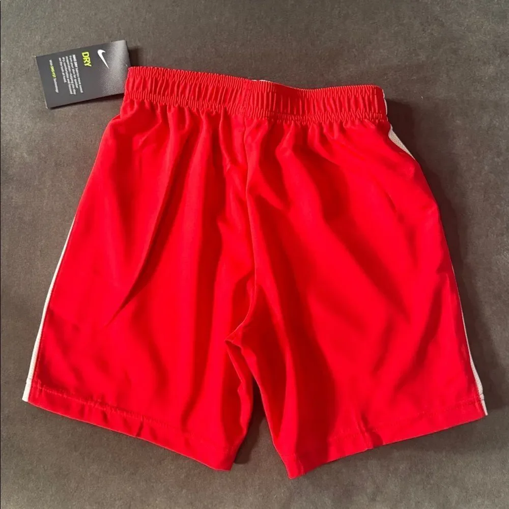 Nike Youth Unisex Red Sport Shorts Dry 894129-657 Size S NWT